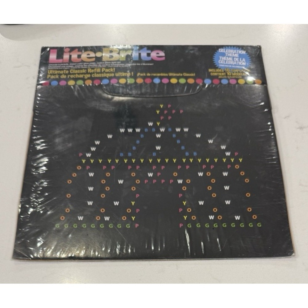 Lite Brite Ultimate‎ Classic 10 Refill Pack & Rio Rand Animals 20 Templates NEW!